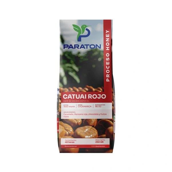 Café Paraton variedad Catuai de Especialidad – Proceso Honey, tostado Artesanal (250 g)